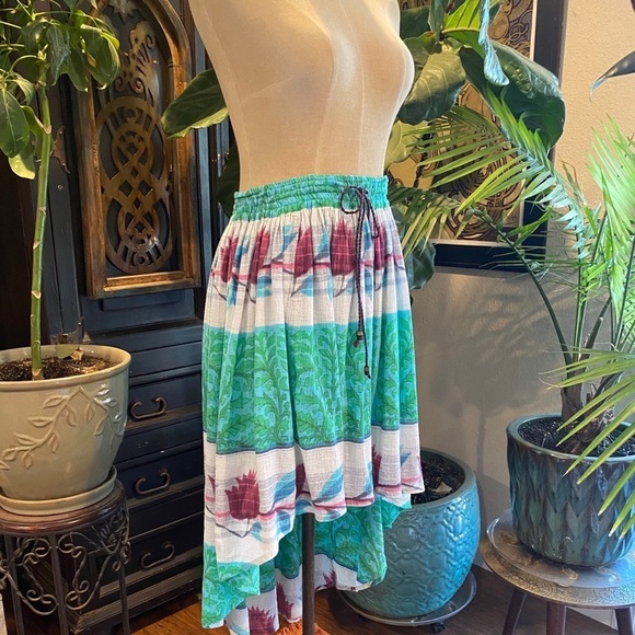 Free People Floral boho swingy skirt - Picture 14 of 16